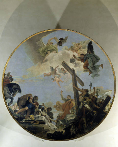 G.B.Tiepolo / Glorification of the Cross de Giovanni Battista Tiepolo