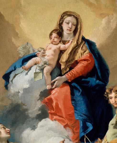 Mary and Child / Tiepolo de Giovanni Battista Tiepolo