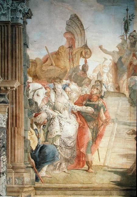 The Meeting of Anthony and Cleopatra de Giovanni Battista Tiepolo