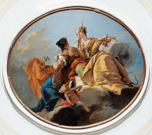 G.B.Tiepolo / Pax & Justitia /Ptg./ 1731 de Giovanni Battista Tiepolo
