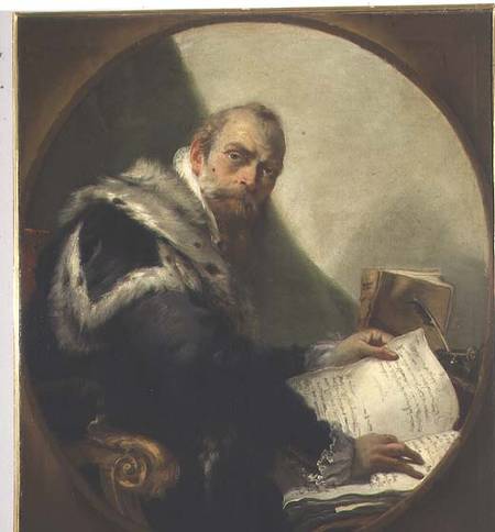 Portrait of Antonio Riccobono de Giovanni Battista Tiepolo