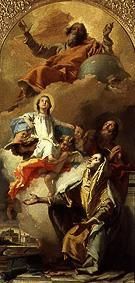 The vision of St. Anna. de Giovanni Battista Tiepolo