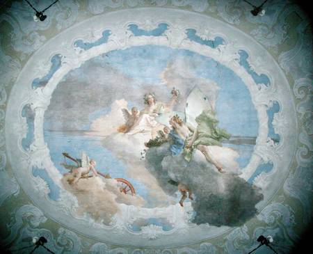 Zephyr and Flora de Giovanni Battista Tiepolo