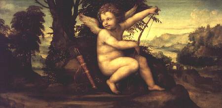 Cupid in a Landscape de Giovanni Bazzi Sodoma
