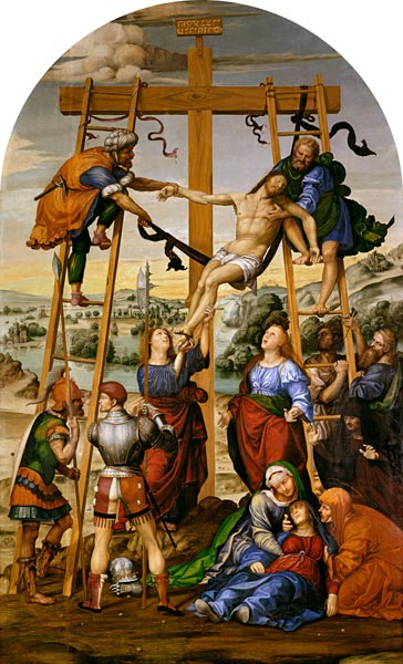 Descent from the Cross de Giovanni Bazzi Sodoma