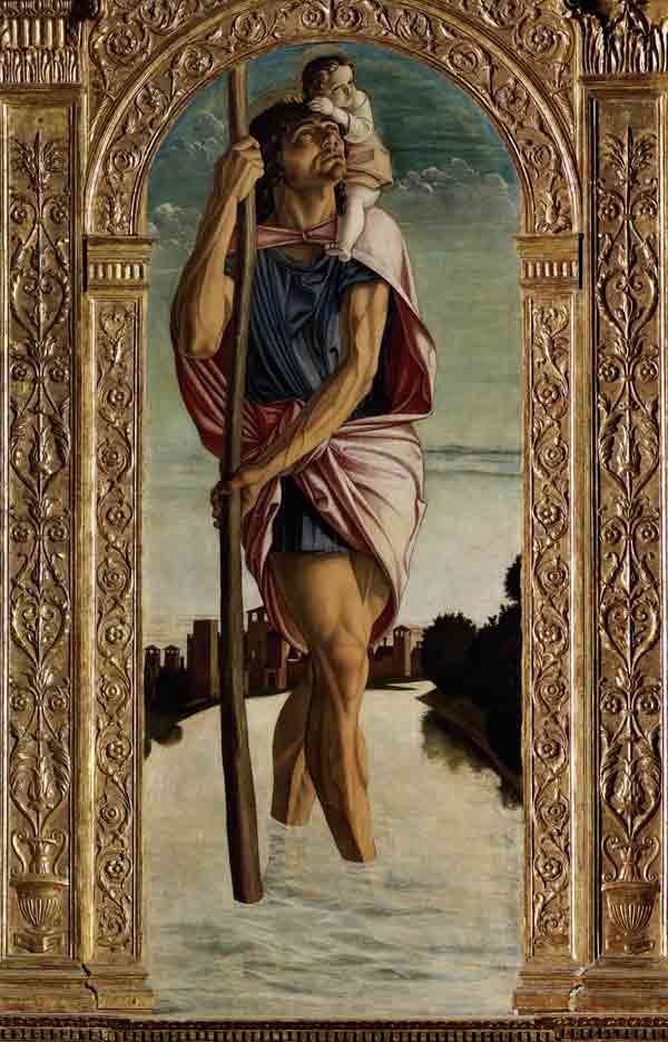 Bellini / St. Christopher de Giovanni Bellini