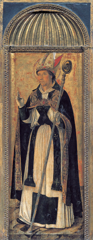 Saint Ubaldus de Giovanni Bellini