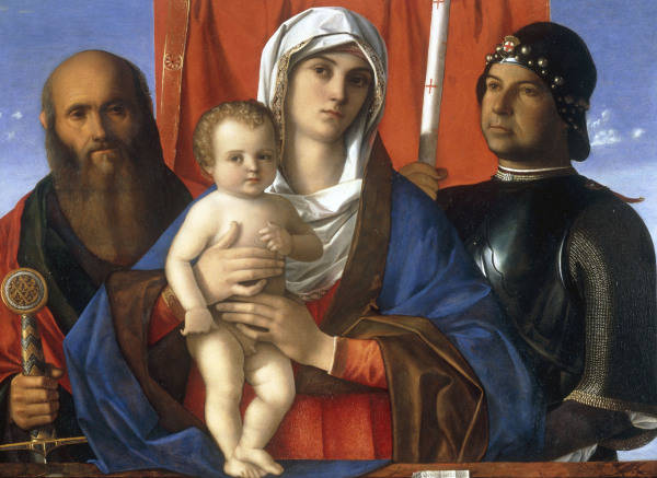 G.Bellini / Mary w.Child, Paul, George de Giovanni Bellini