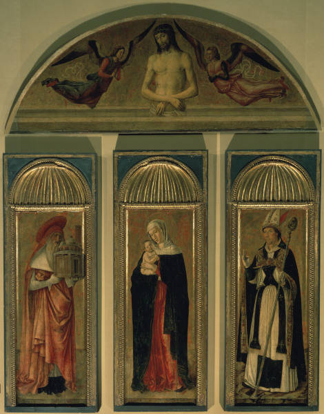 Madonna Triptych / Bellini / c.1460/71 de Giovanni Bellini