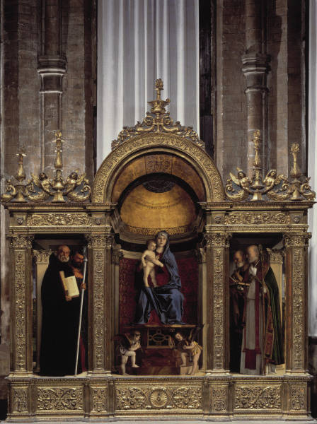Madonna & Saints / Bellini / 1488 de Giovanni Bellini