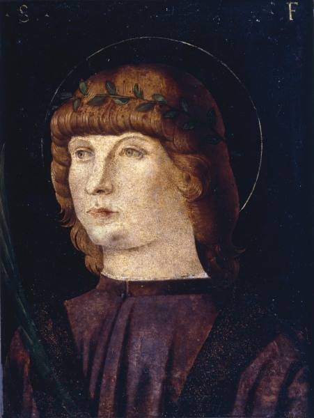 Young Saint / Circle of Bellini / Ptg. de Giovanni Bellini