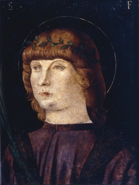 Young Saint , Circle of Bellini de Giovanni Bellini