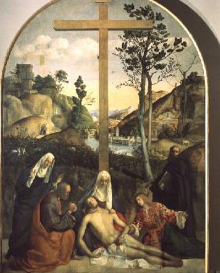The Lamentation of Christ with Filippo Benizi of the Order of the Servites de Giovanni Bellini