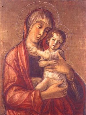Madonna and Child (tempera on panel) de Giovanni Bellini