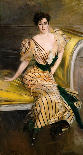 Portrait Of Madame Josephina Alvear De Errazuriz de Giovanni Boldini