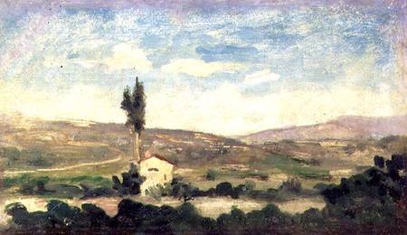 Landscape with Poplar Tree de Giovanni Boldini