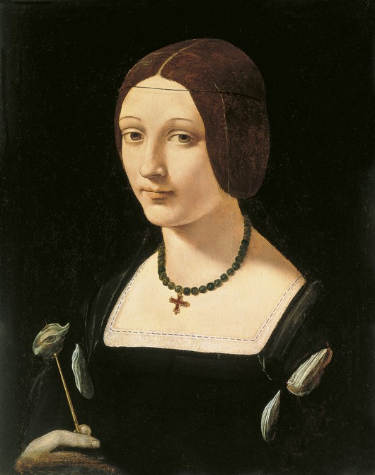 Portrait of a Lady as Saint Lucy de Giovanni Boltraffio