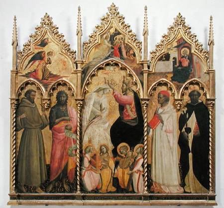 Coronation of the Virgin with Saints de Giovanni dal Ponte