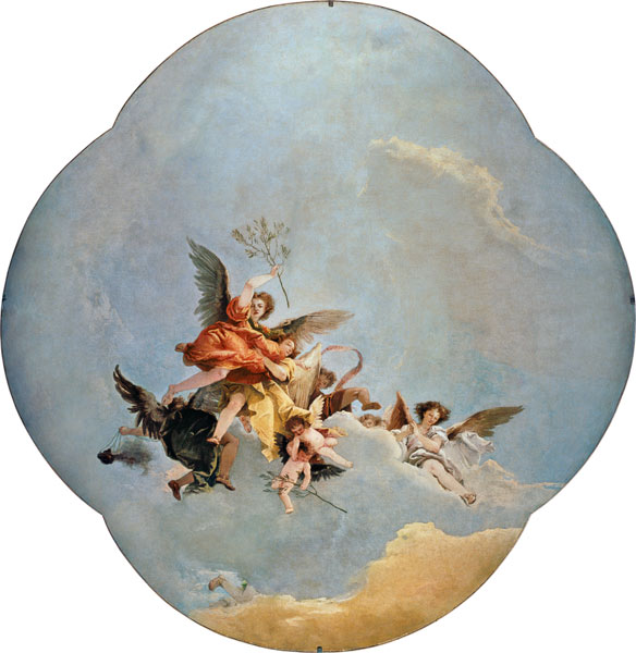 G.D.Tiepolo / Triumph of Peace / c.1749 de Giovanni Domenico Tiepolo