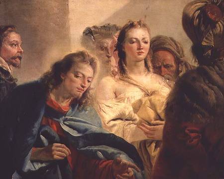 Christ and the Adulteress de Giovanni Domenico Tiepolo