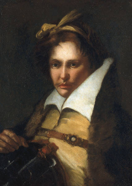 G.D.Tiepolo / Young Man / Paint./ C18th de Giovanni Domenico Tiepolo
