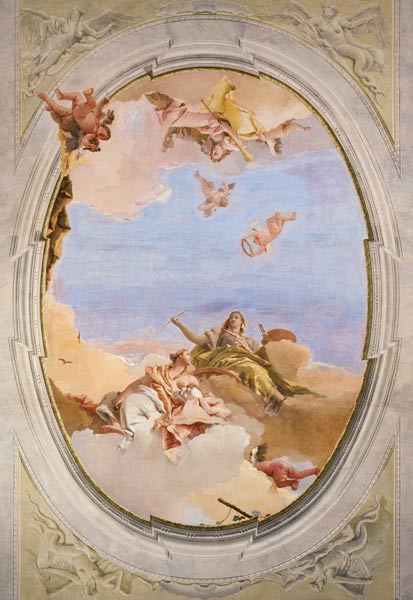 G.D.Tiepolo / Triumph of the Arts / C18 de Giovanni Domenico Tiepolo