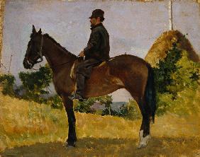 Diego Martelli a cavallo