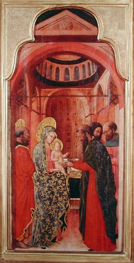 The Circumcision, from an altarpiece depicting scenes from the life of the Virgin de Giovanni Francesco  da Rimini