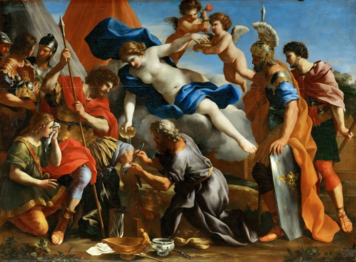 Venus Pouring a Balm on the Wound of Aeneas de Giovanni Francesco Romanelli