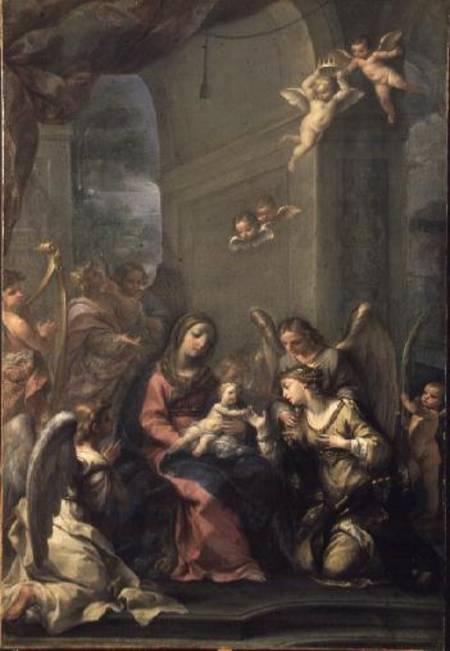 Mystic Marriage of St. Catherine de Giovanni Gioseffo da Sole