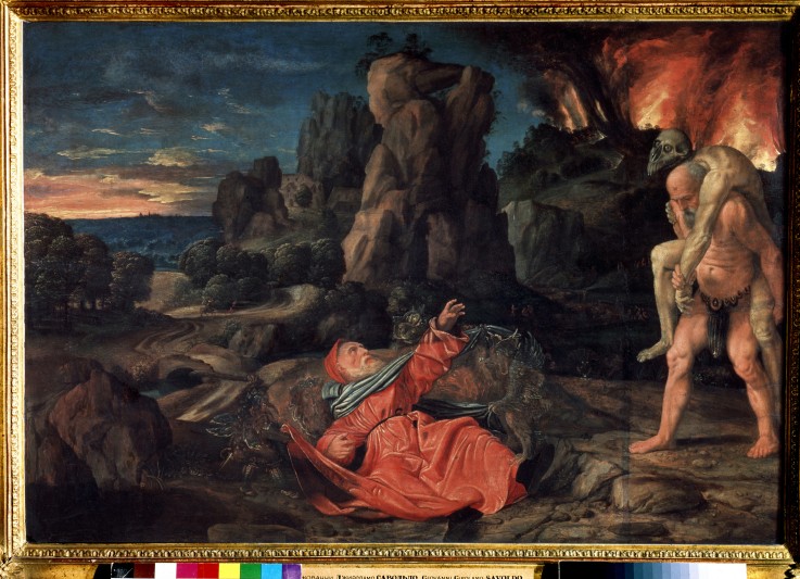 The Temptation of Saint Anthony de Giovanni Girolamo Savoldo