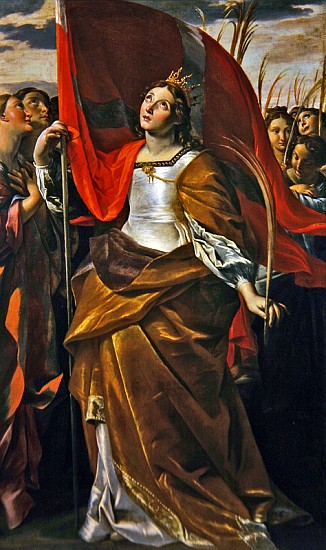 St. Ursula and the virgins de Giovanni Lanfranco
