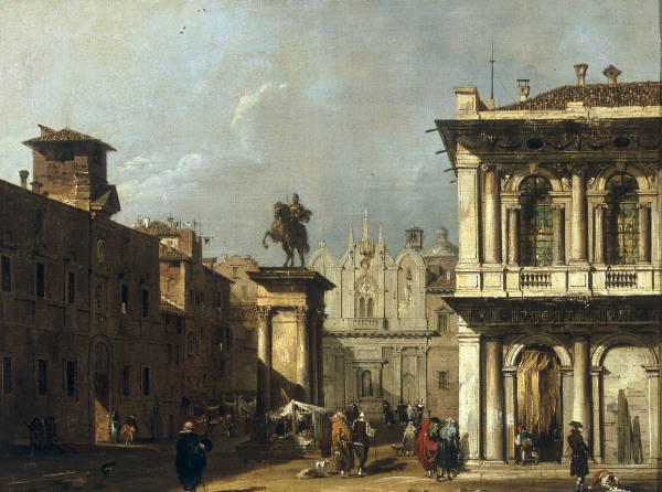 G.Migliara /Capriccio w.Venetian Build. de Giovanni Migliara