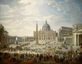 Rome / Saint Peter s / Pannini / Paint.