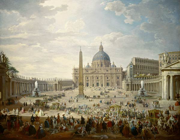 Rome / Saint Peter s / Pannini / Paint. de Giovanni Paolo Pannini