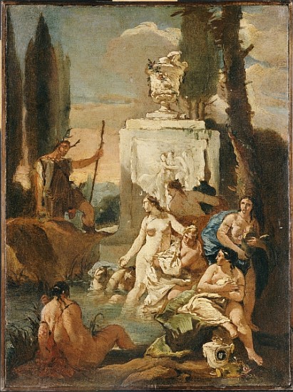 Diana and Acteon de Giovanni Battista (Giambattista) Tiepolo
