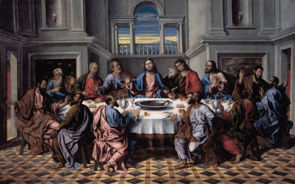 The Last Supper / Santacroce de Girolamo da Santacroce