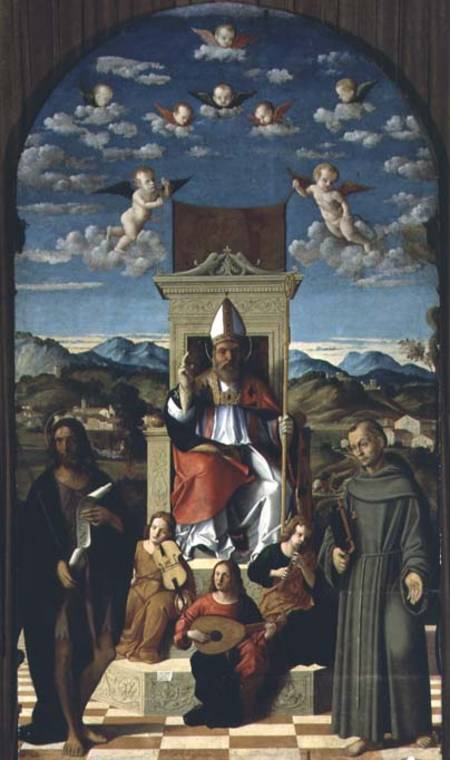 St. Thomas a Becket (1118-70) de Girolamo da Santacroce