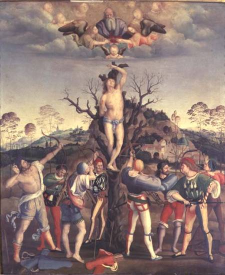 The Martyrdom of Saint Sebastian de Girolamo Genga