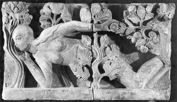 Eve, fragment of the lintel from the portal of the Cathedral of St. Lazare de Gislebertus