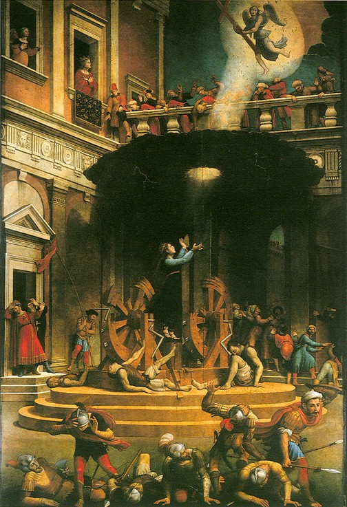 The Martyrdom of Saint Catherine of Alexandria de Giuliano Bugiardini