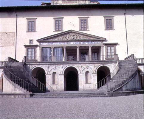 View of the facade designed by Giuliano da Sangallo (c.1443-1516) for Lorenzo Medici 'Il Magnifico' de Giuliano Giamberti da Sangallo