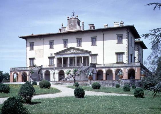 The Medici Villa designed by Giuliano da Sangallo (c.1443-1516) for Lorenzo the Magnificent, 1480 (p de Giuliano Giamberti da Sangallo