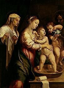 The Madonna with the washbasin de Giulio Pippi