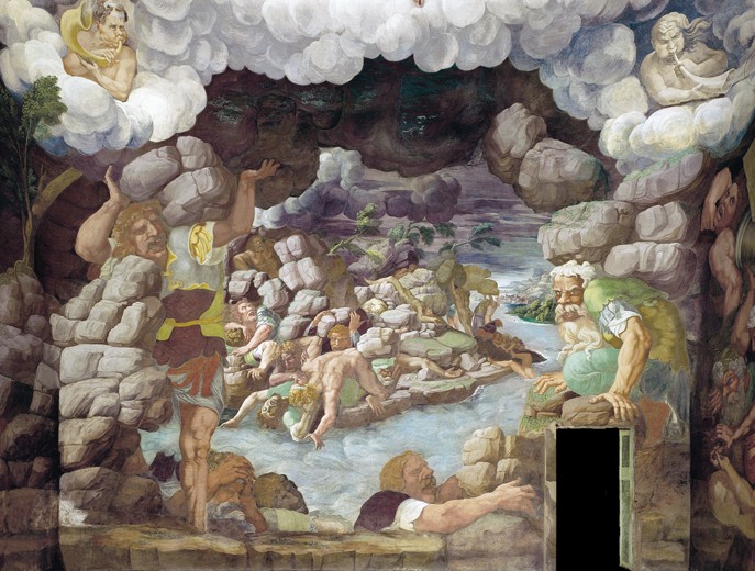 The Fall of the Giants (Sala dei Giganti) de Giulio Romano