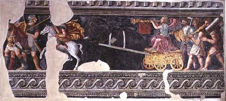 Fragment of a scene of a triumph de Giulio Romano