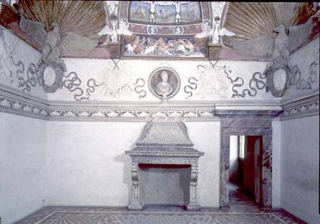 View of the Camera delle Aquile de Giulio Romano