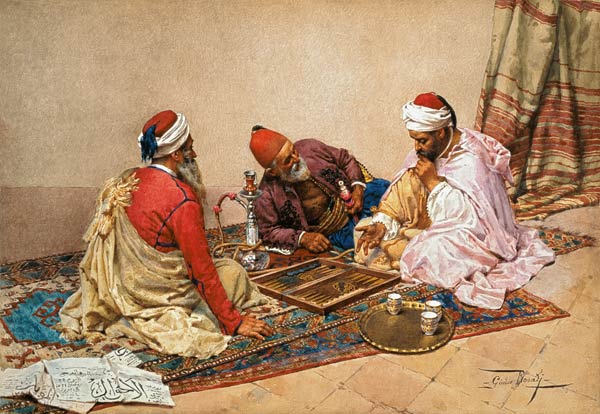 Arabs play bake Gammon de Giulio Rosati