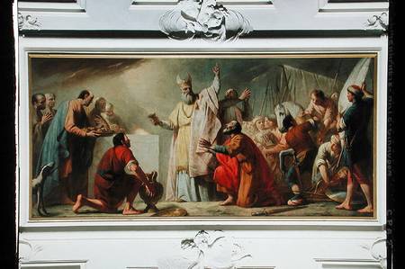 The Sacrifice of Melchizedek de Giuseppe Angeli