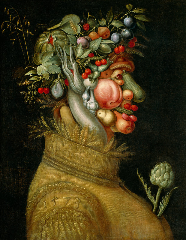 Summer, 1573 de Giuseppe Arcimboldo